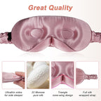 VOCOSTE 22 Momme Pure Silk Sleep Mask - Image 6