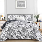 WONGS BEDDING Botanical Quilt Set King Size - Image 2
