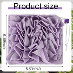 3 Pcs Washcloth Loofah Combo, 2 in 1 Bath Loofah Sponge - Image 3