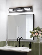 VOLISUN Modern Bathroom Vanity Light Fixtures, Matte Black LED Bathroom - Image 2