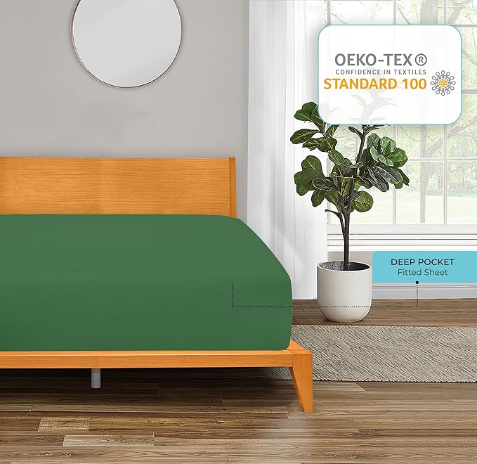 Royale Linens Fitted Sheet Twin XL - Image 7
