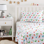 Amazon Basics Kid's Soft, Breathable, Easy-Wash Microfiber 3-Piece Sheet Set - Image 6