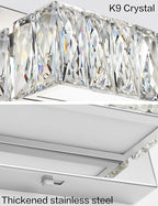 ZUZITO Crystal Vanity Lights for Bathroom 18W LED Bathroom Light Bar Modern - Image 8