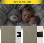 Pitalk Taupe Blackout Curtains 84 Inches Long - Image 4