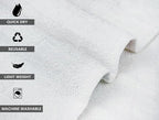 ZUPERIA White Bath Towels Bulk 24 Pack - Image 6