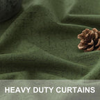 Christmas Green Blackout Curtains - Image 3