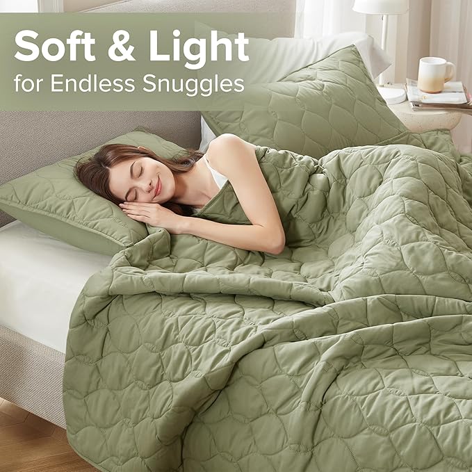 Comfort Spaces Queen Quilt Set Modern Reversible Ogee Coverlet Queen Bedding - Image 6