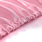 Homiest Pink Satin Fitted Sheet - Image 4