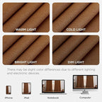 Joydeco Golden Brown 100% Blackout Curtains 108 Inch 2 Panels, Luxury Thermal - Image 7