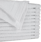 BIOWEAVES 100% Organic Cotton 700 GSM Plush Washcloths 13" x 13" GOTS Certified by BIOWEAVES