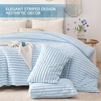 Smoofy Fluffy Queen Size Comforter Set 3 Pieces - Image 3