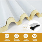 DriftAway Double Layer Linen Blackout Tie Up Curtains Thermal Insulated Fully - Image 4