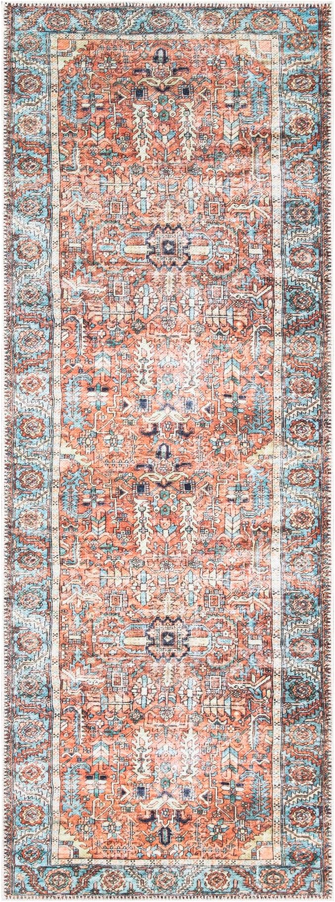 Bloom Rugs Washable Non-Slip 7 ft Runner - Image 3