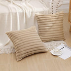Pallene Faux Fur Plush Throw Pillow Covers 26x26 Set of 2, Luxury Soft Fluffy - Image 7