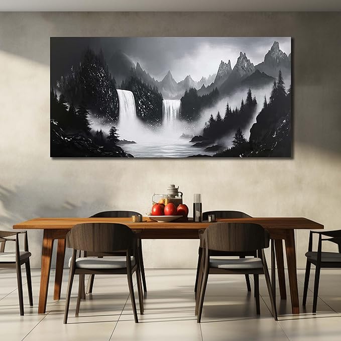 Mountain Hand Painting Wall Decor - Image 5
