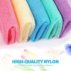 UJFQBH 5 Pieces African Bath Sponge African Net Long Net Bath Sponge - Image 4