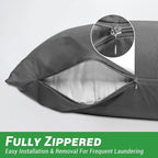 Gogreen Bamboo Rayon Waterproof Pillow Protector, Breathable Pillow Cover - Image 3