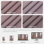 Joydeco Rose Pink 100% Blackout Curtains 102 Inch 2 Panels, Luxury Thermal Pink - Image 7