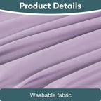 Toodou Soft Silky Touch, Mmost Comfortable and Luxurious Lavender Twin Flat - Image 6