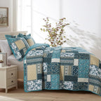 BEDIFANY Cotton California King Size Quilt Set, Lightweight Bedspread Oversized - Image 3