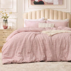BEDELITE Blush Pink Twin Comforter Set - Image 2
