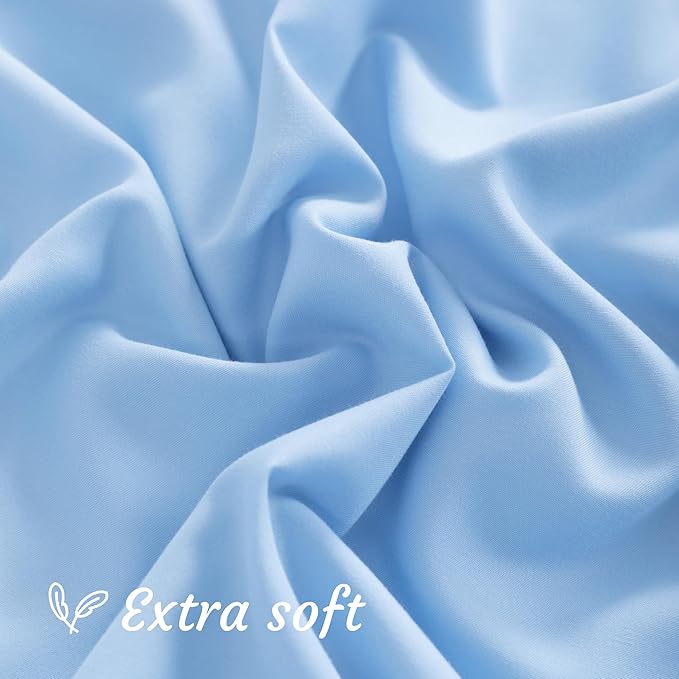 NTBAY Standard Pillow Cases Set of 2, 2 Pack Brushed Microfiber 20x26 Pillow - Image 5