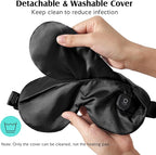YFONG Cordless Heated Eye Mask for Dry Eyes, Warm Eye Compress for Stye - Image 5