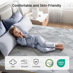 PERLECARE Firm Mattress Topper Twin, Mattress Pad - Image 5