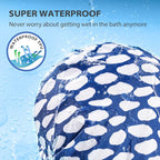 INNELO Luxury Shower Cap for Women Reusable Waterproof, Double Layered Shower - Image 2