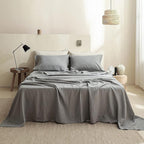 Simple&Opulence French Linen Flat Sheet, 100% Natural Flax Bedding Sheet - Image 4