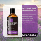 Lavender Essential Oil 100ML, MAYJAM Pure Essential Oils - Image 3
