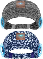 2-Pack Sleeping Headphones, Headband Headphones by Mixiba