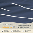 LuxClub 4 PC Full Size Sheet Set, Breathable Luxury Bed Sheets, Deep Pockets - Image 6