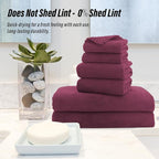 MOONQUEEN Ultra Soft Microfiber Coral Velvet Towel Set - Image 5