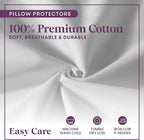 CirclesHome Pillow Protectors 4 Pack Queen Zippered - Image 4