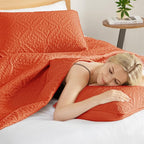 Exclusivo Mezcla King Quilt Bedding Set, Lightweight Soft Bedspreads Coverlets - Image 4