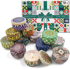 Scented Candles Gift Set, 12 Pack Candles by LAJDLChristmasGiftsCandles