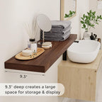 40 Inch Floating Shelves for Wall, 9.3 Inch Deep Shelves for Books & Decor - Image 4