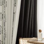 100% Boho Blackout Curtains 84 Inches Long - Image 9