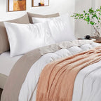 Satin Pillowcases with Zipper （20x36）, King Size Pillowcases Set of 2 - Image 2