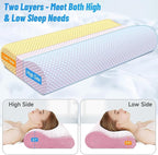 CloudBliss Memory Foam Pillow, Ergonomic Neck Contour Cervical Pillow - Image 5