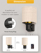 L LOHAS LED Amber Night Lights Plug into Wall, Plug in Night Light Dimmable - Image 6