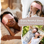 Mulberry Silk Sleep Mask for Women, 100% Blackout Eye Mask for Sleeping - Image 9