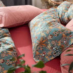 mixinni Vintage Style Garden Flower Duvet Cover Set - Image 6