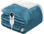 Electric Heated Blanket Twin Size 62"x84", Soft Flannel by Soypipo