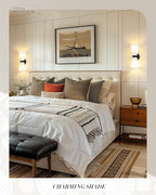 Modern Black Wall Sconce, HWH Up and Down Indoor Sconces Wall Lighting - Image 6