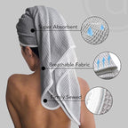Microfiber Hair Wrap for Women - Image 2