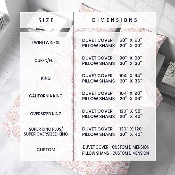 Kotton Culture 120"x98" 1 Pc Oversized King Duvet Cover Only 100% Egyptian - Image 4