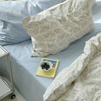 mixinni Blue Floral Duvet Cover Twin Size - Image 9