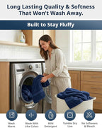LANE LINEN 100% Cotton 4 Pack Bath Towels - Image 9